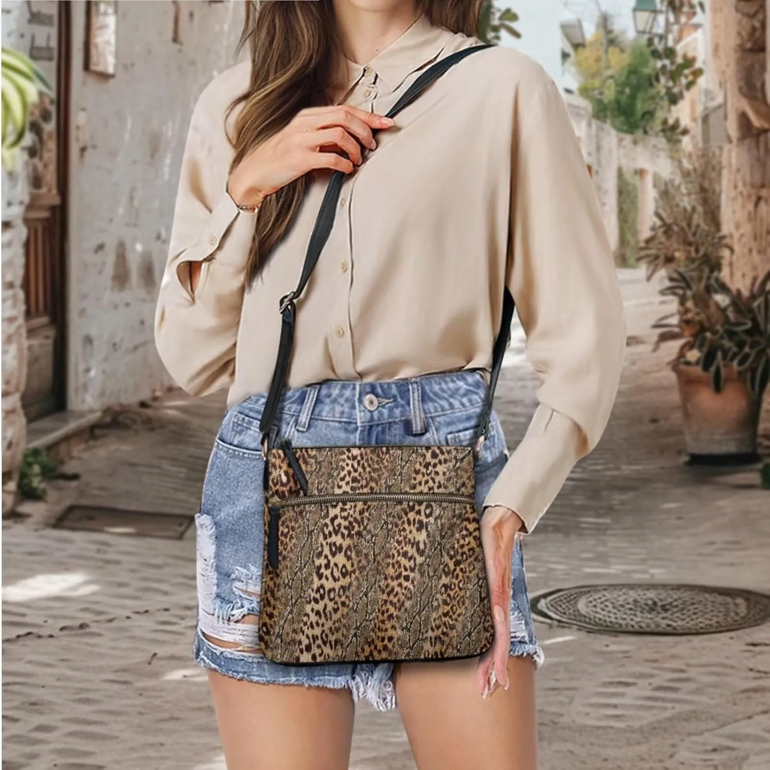 FOR U DESIGNS Hobo Bags for Women Satchel Purses and Handbags Leather Crossbody Purse and Wallet Set