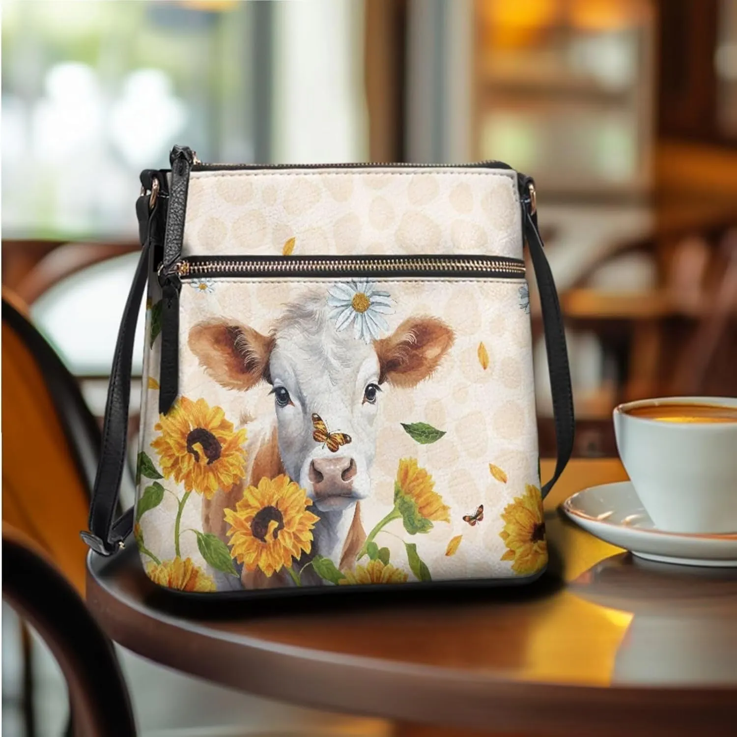 FOR U DESIGNS Hobo Bags for Women Satchel Purses and Handbags Leather Crossbody Purse and Wallet Set