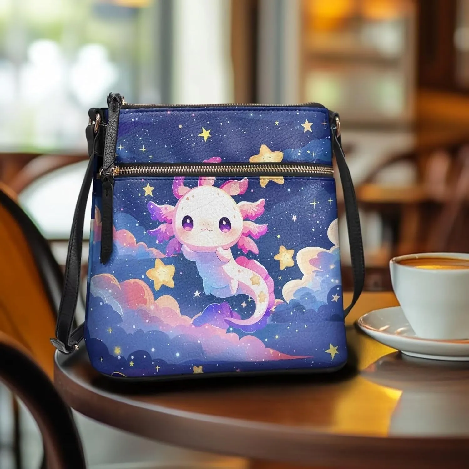 FOR U DESIGNS Leather Crossbody Bags for Women Shoulder Bags for Work Travel Sling Bag