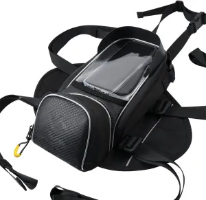 for Yam&aha V-Star 2013-2022 Tank Bag Motorcycle Oil Fuel Saddlebag Visuable Pouch Dual Sport Dirt Bike Storage Pack Black