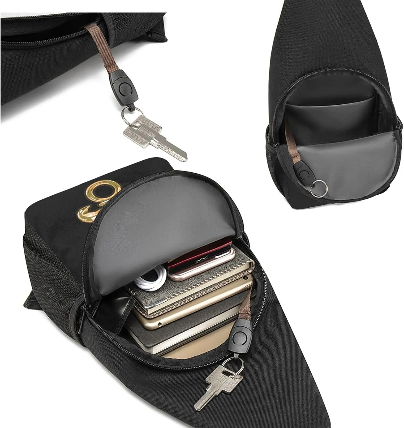 French Foreign Legion Logo Sling Bag Crossbody Backpack Shoulder Casual Daypack Bags for Men Women