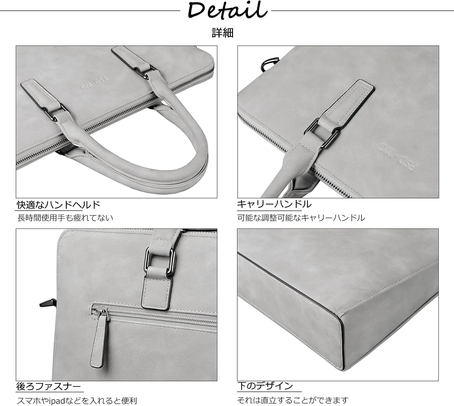 FSD. WG Business Bag Leather Messenger Bag Water Resistant Business Travel Briefcase Handbag Briefcase for Men