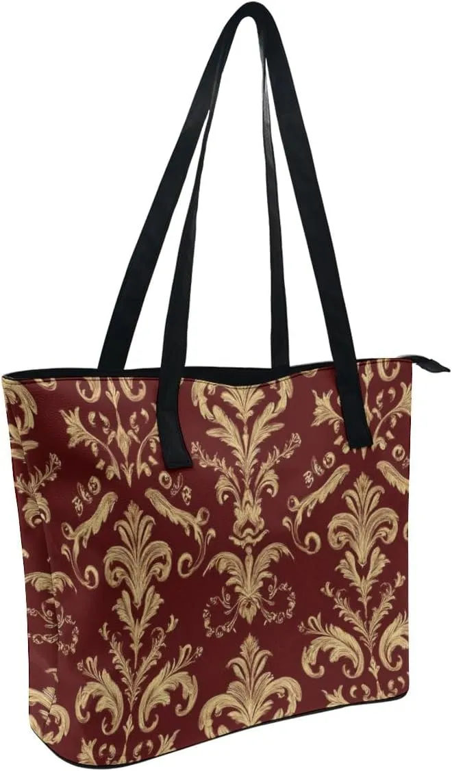 Funny Lightweight Tote Bag, Women's Large Capacity Handbag with Long Handle for Travel, Work, Shopping
