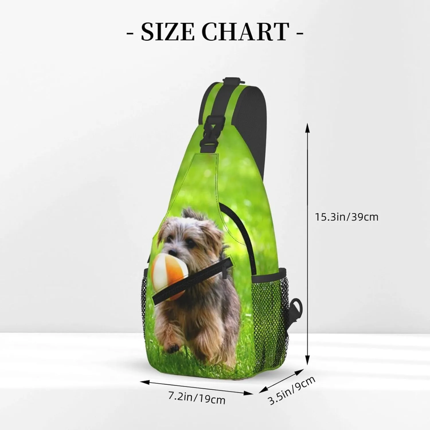 Generic Custom Sling Bag, Personalized Crossbody Bags for Men Women, Customize Image Logo Text Sling Shoulder Backpack, Chest Bag for Travel Hiking Daypack for Sports Outdoor, Style-1