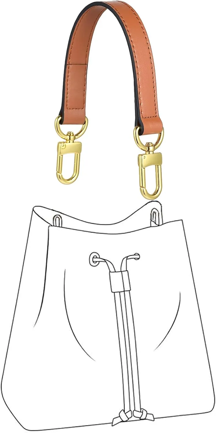 Genuine leather purse Handle compatible with Neonoe for Metis Noe BB NM Beaubourg Hobo