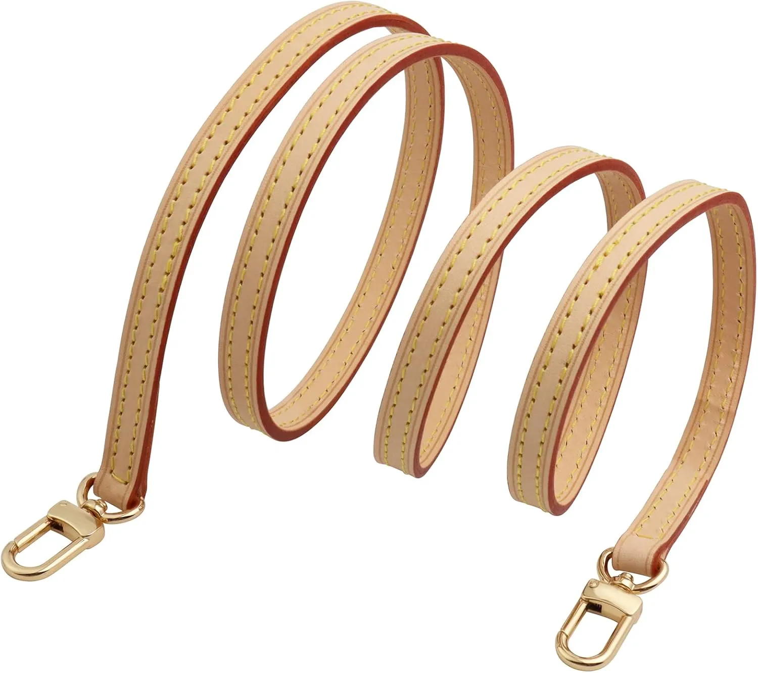 Genuine Vachetta Leather Crossbody Strap Genuine Leather Adjustable Replacement Strap for Shoulder Bag Handbag Purse