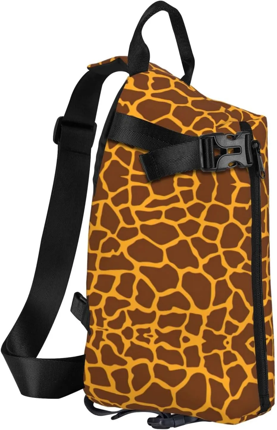 Giraffe Print Print Crossbody Backpack Casual Sling Bag Travel Lightweight, Adjustable Cross Bag