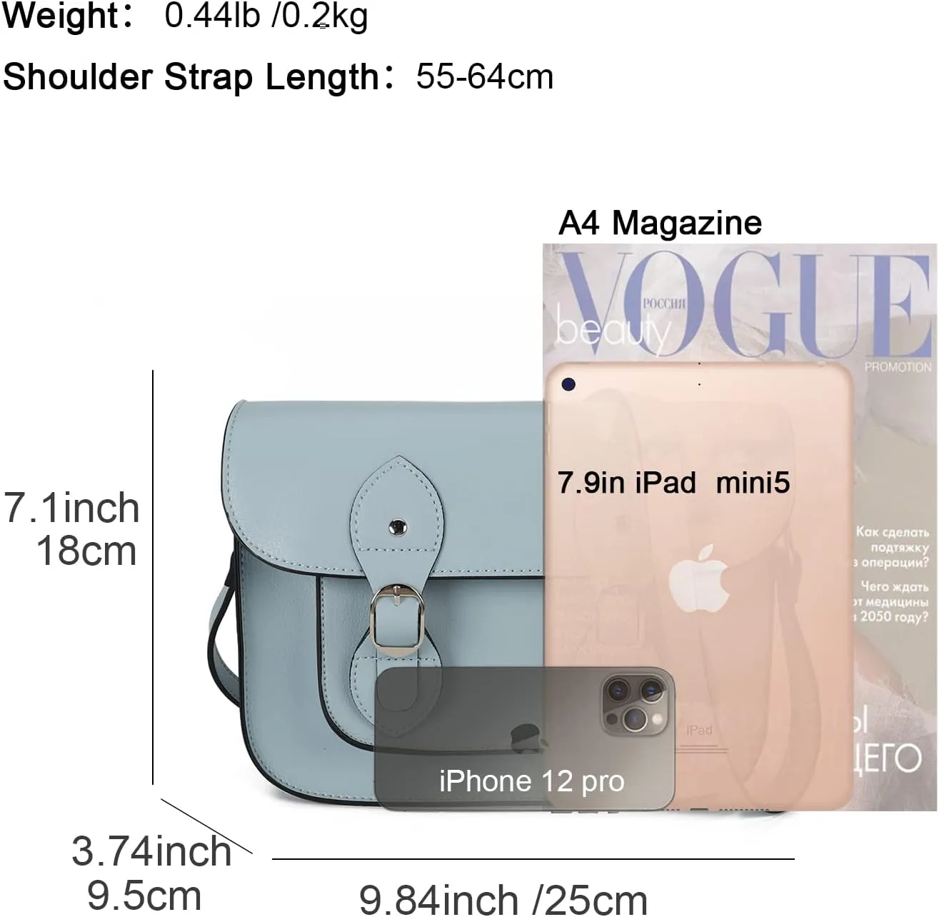 Gladdon Small Messenger Bag for Women Vegan Leather Crossbody Bags Travel Satchel Shoulder Purses