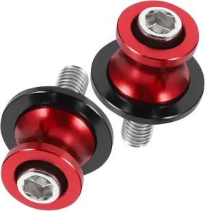 GLEAVI 10mm Frame Slider Spool Stand Iron Motorcycle Swingarm Slider Easy Install Swing Arm Stand Screw