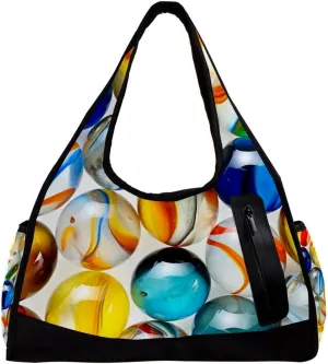 Gym Bags for Men,Travel Duffel Bags for Women,Crystal Glass Decorative Candy,Workout Bag