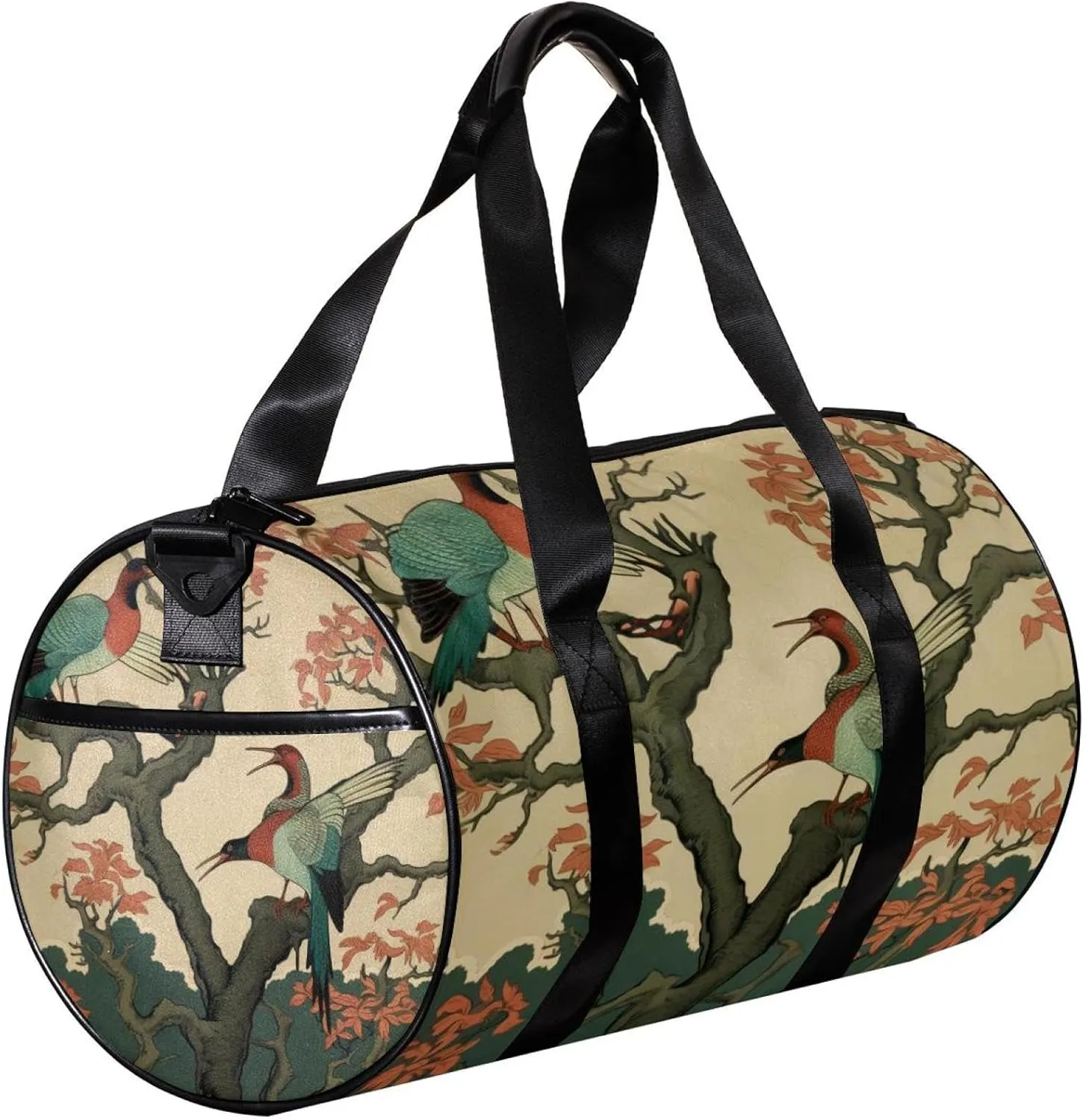 Gym Bags for Men,Travel Duffel Bags for Women,Wild Goose Tree Flying Ducks,Workout Bag