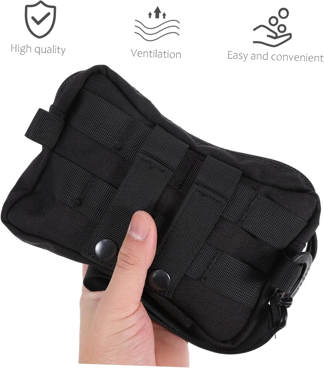 HANABASS Pcs Outdoor Storage Bag Waist Pouch Zipper Compact for Hiking Mountain Climbing Cycling for Sports Enthusiasts