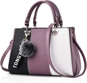 Handbags for Women Fashion Ladies Purses PU Leather Satchel Shoulder Tote Bags