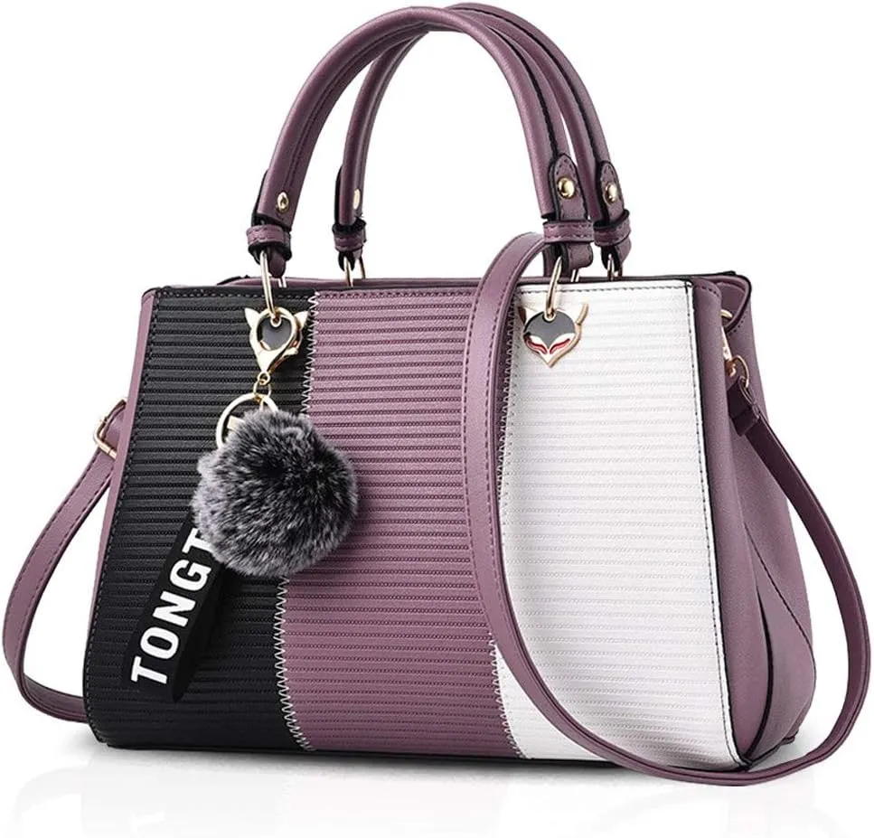 Handbags for Women Fashion Ladies Purses PU Leather Satchel Shoulder Tote Bags