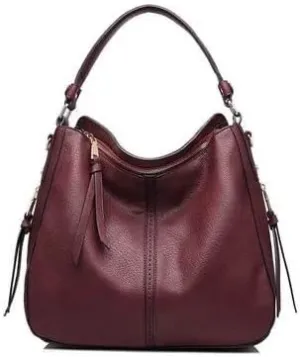 Handbags for Women Large Designer Ladies Hobo bag Bucket Purse Faux Leather