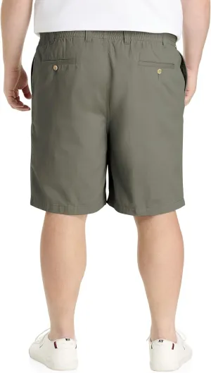 Harbor Bay by DXL Men's Big and Tall Elastic-Waist Cotton Shorts