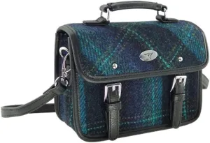 Harris Tweed Bervie Mini Satchel Bag With Adjustable & Removable Shoulder Strap