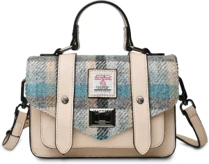 Harris Tweed Mini Satchel, Islander Tartan, Small