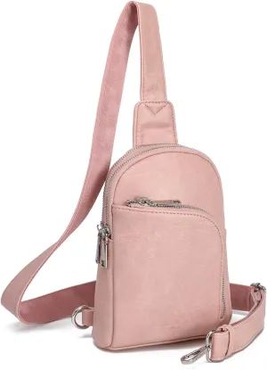 Haytijoe RFID Blocking Crossbody Bags for Women Travel Small Sling Bag Leather Cross Body Bag for Woman Fanny Packs Chest Bag