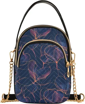 Heart trendy crossbody sling bags for women with multi pockets handbag birthday for women