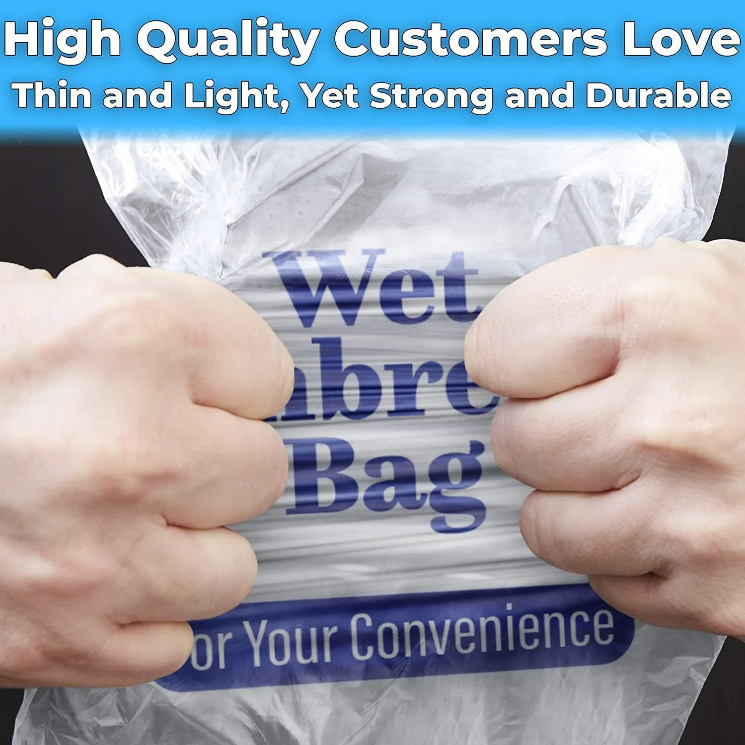 Heavy Duty Universal Fit Umbrella Rain Bags. 1000Pk Big Covers for Wet Umbrellas. Large Disposable Clear Plastic Sleeves Keep Church or Lobby Floors Dry. Perfect Refill for Any Bag Stand or Holder.