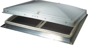 HENG'S INDUSTRIES 66621-C2 Escape Hatch/Exit Vent with Aluminum Frame - 22" x 22" Durable RV and Trailer Emergency Ventilation Solution