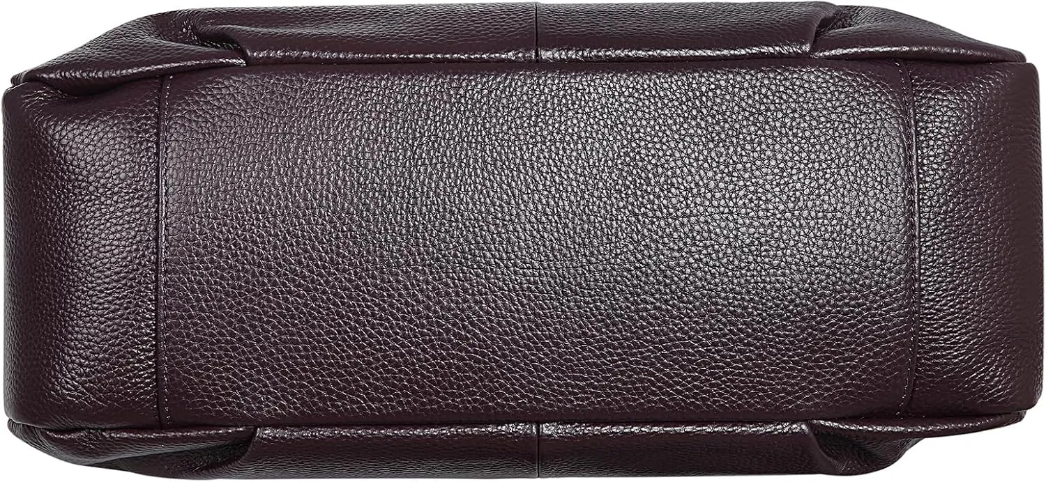 HESHE Leather Purses and Handbags Hobo Shoulder Bags Tote Bag Crossbody Purse Ladies Designer Satchel Bags