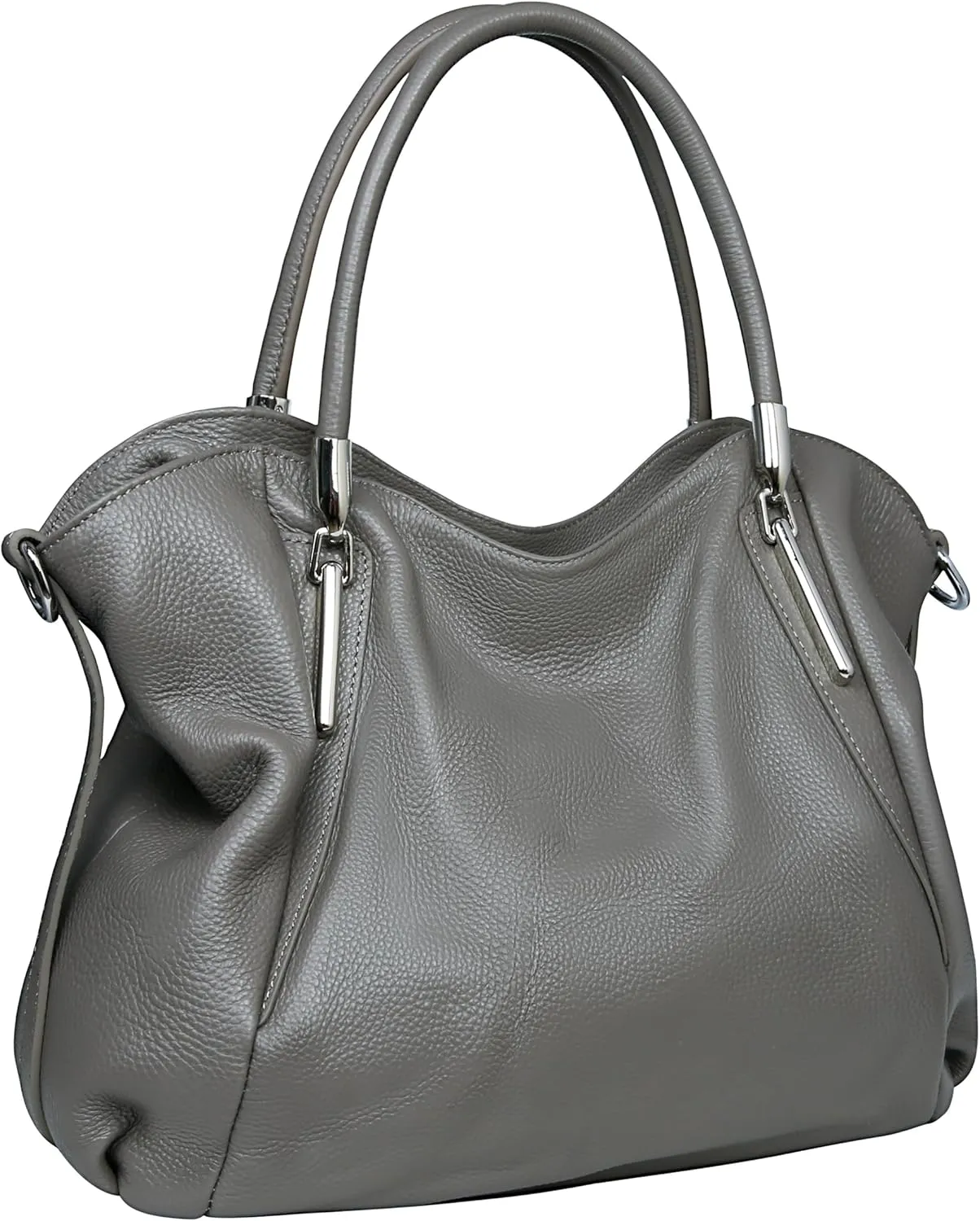 HESHE Leather Purses for Women Designer Handbags Hobo Crossbody Shoulder Bag Satchel Handbag Work Tote Bags