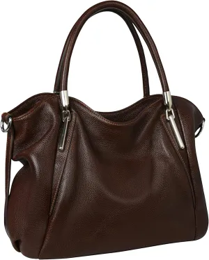 HESHE Leather Purses for Women Designer Handbags Hobo Crossbody Shoulder Bag Satchel Handbag Work Tote Bags