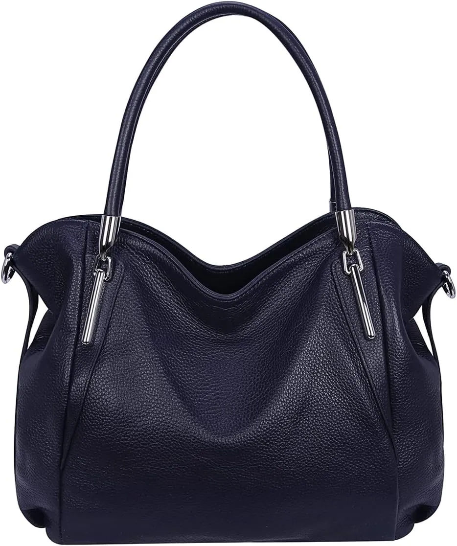 HESHE Leather Purses for Women Designer Handbags Hobo Crossbody Shoulder Bag Satchel Handbag Work Tote Bags