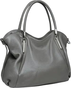 HESHE Leather Purses for Women Designer Handbags Hobo Crossbody Shoulder Bag Satchel Handbag Work Tote Bags