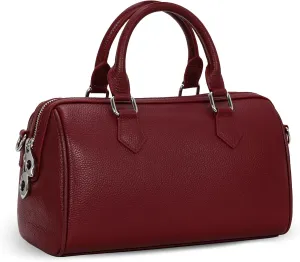 HESHE Leather Top Handle Bags for Women Leather Purses Tote Bag Satchel Handbags Shoulder Bag Designer Crossbody Bags