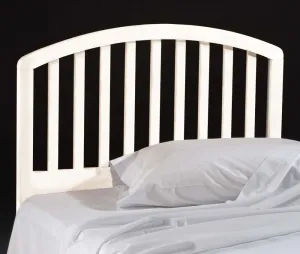 Hillsdale Carolina Headboard with Bed Frame, Twin, White