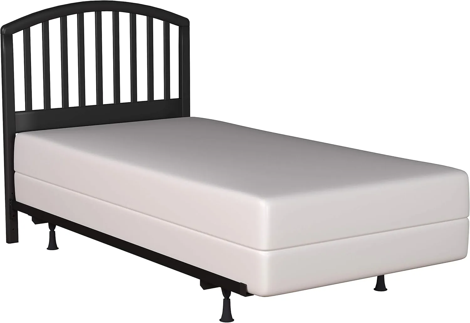Hillsdale Furniture Carolina Headboard with Rails, Twin, Black