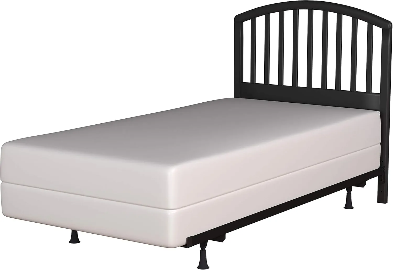 Hillsdale Furniture Carolina Headboard with Rails, Twin, Black