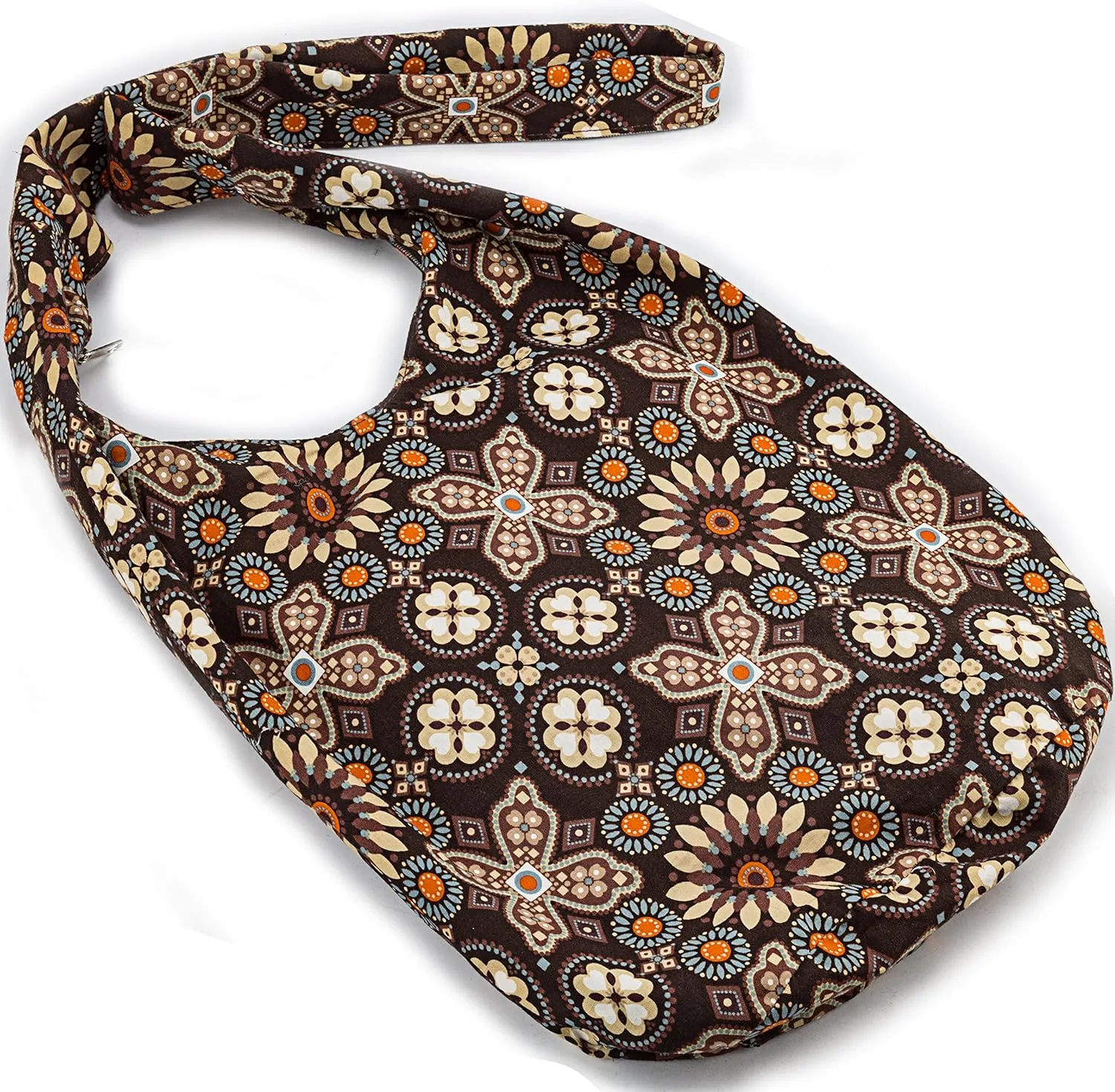 Hippie Crossbody Bag Thai Top Zip Hobo Sling Bag Handmade Hipster Messenger Bag