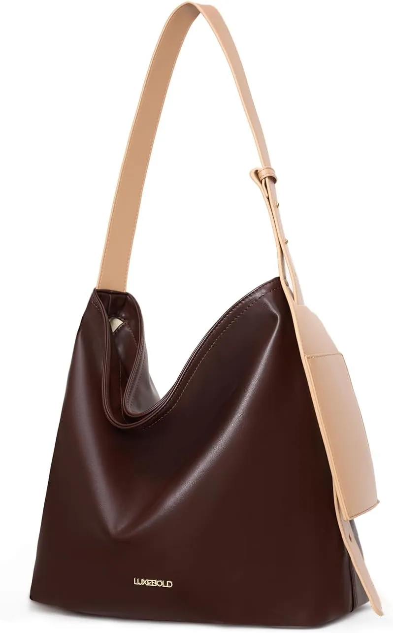 Hobo Bag for Women Shoulder Handbags with Phone Pocket Tote Purses