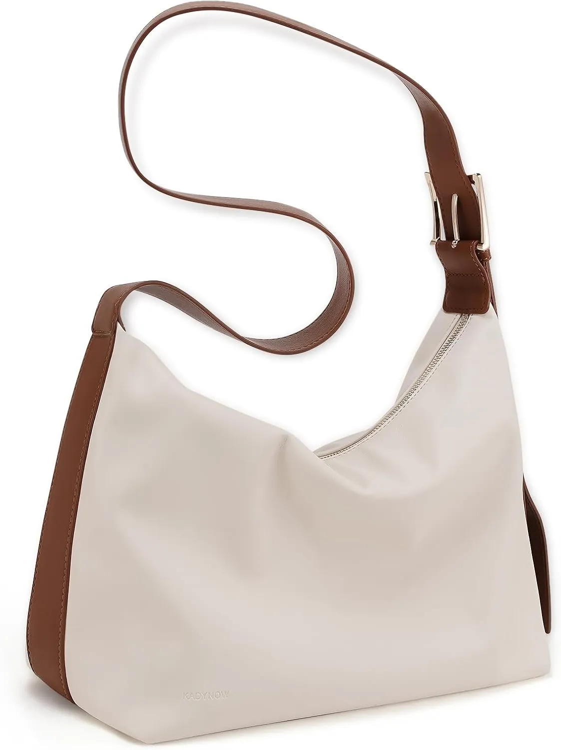Hobo Bag for Women Vegan Leather Tote Bag for Women Slouchy Shoulder Handbag Purse Crossbody with Adjustable Strap