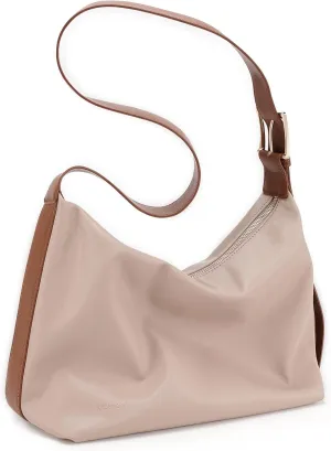 Hobo Bag for Women Vegan Leather Tote Bag for Women Slouchy Shoulder Handbag Purse Crossbody with Adjustable Strap