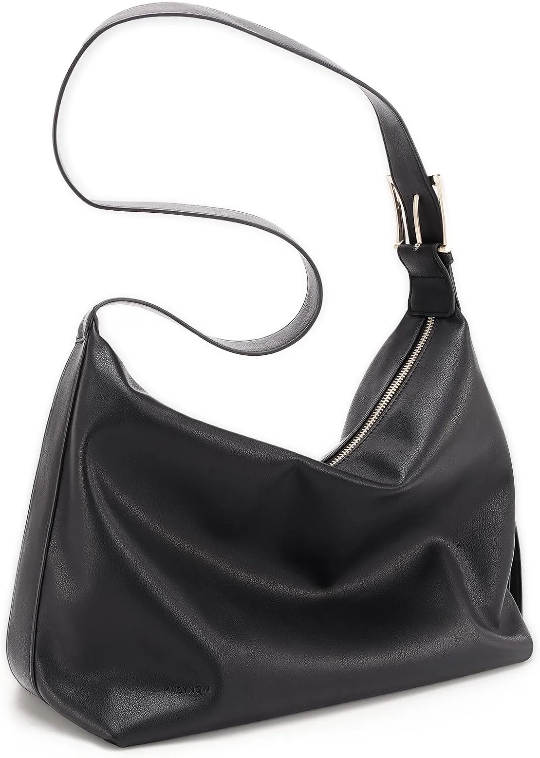Hobo Bag for Women Vegan Leather Tote Bag for Women Slouchy Shoulder Handbag Purse Crossbody with Adjustable Strap