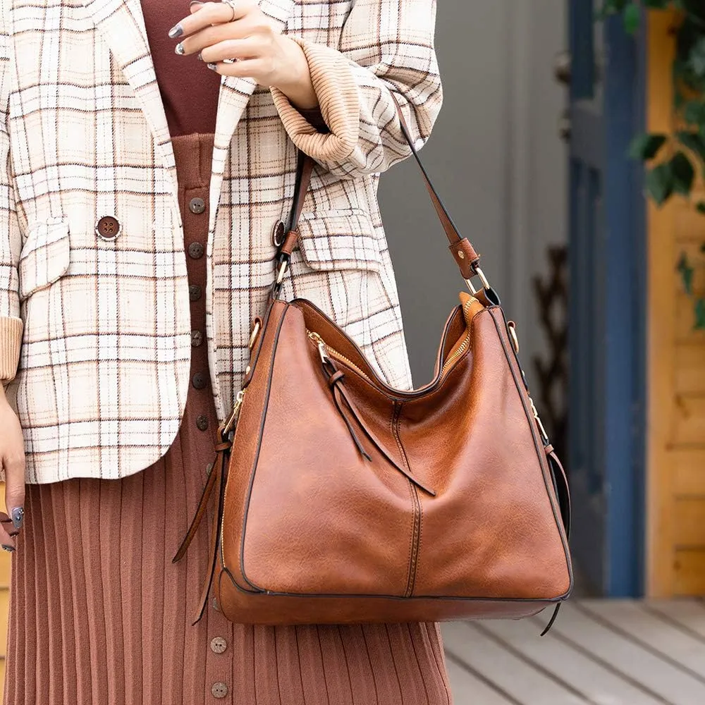 Hobo Bags for women Shoulder Bags Ladies Soft Vegan Leather Purses Handbags Tote Fashion Designer Work Bags Woman Satchel