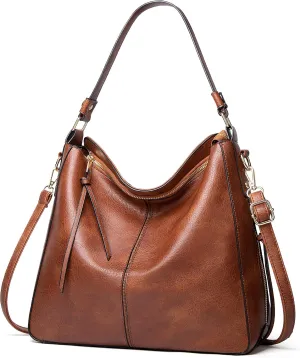 Hobo Bags for women Shoulder Bags Ladies Soft Vegan Leather Purses Handbags Tote Fashion Designer Work Bags Woman Satchel