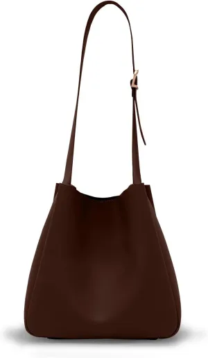 Hobo bags for Women - Slouchy Bags for Women - Soft Bucket Bags - Medium Shoulder Tote Purse Hanbag - Vegan PU Leather