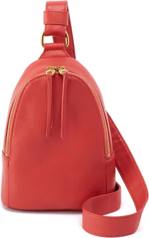 HOBO Fern Leather Sling Bag for Women, Convertible to Crossbody