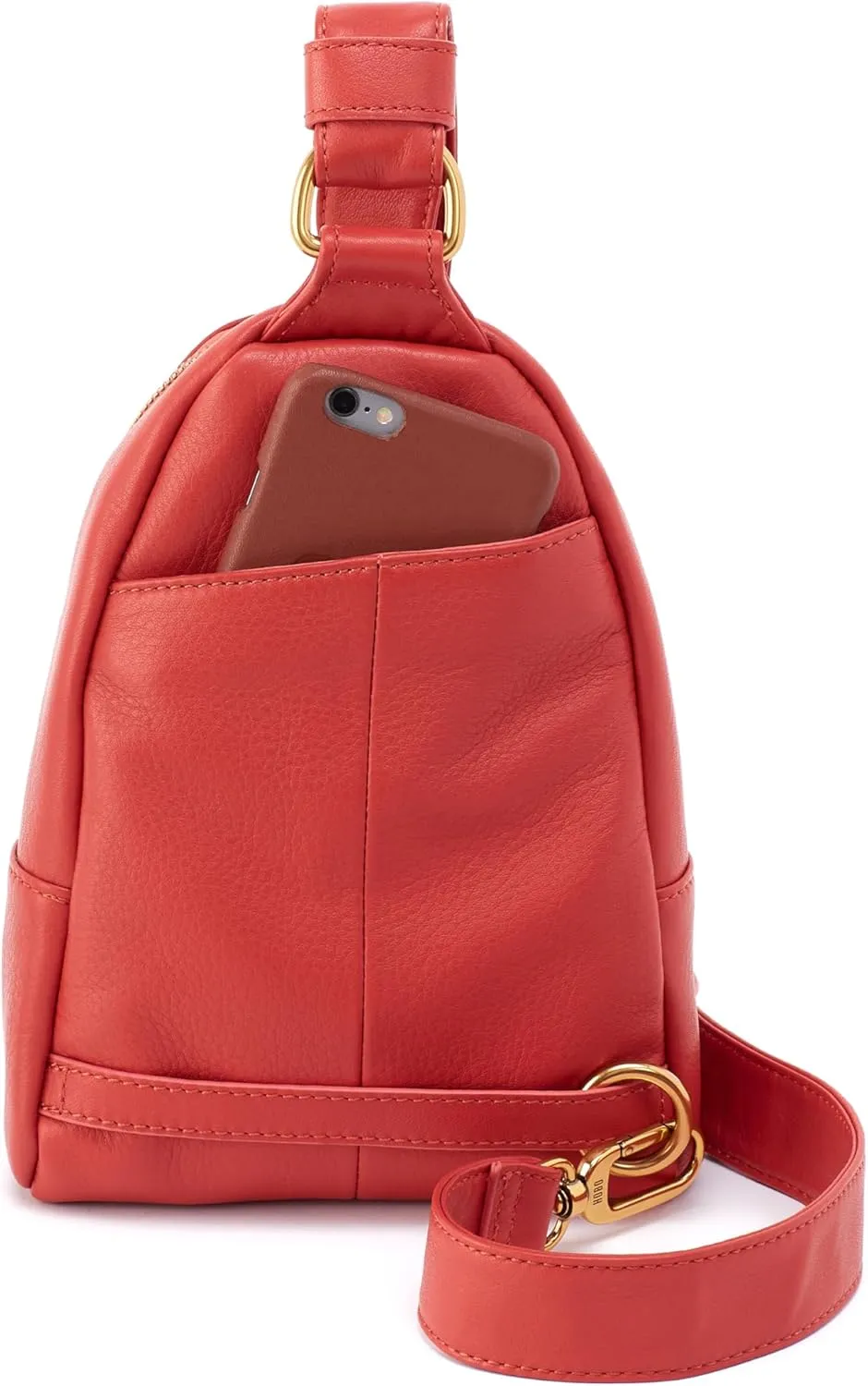 HOBO Fern Leather Sling Bag for Women, Convertible to Crossbody