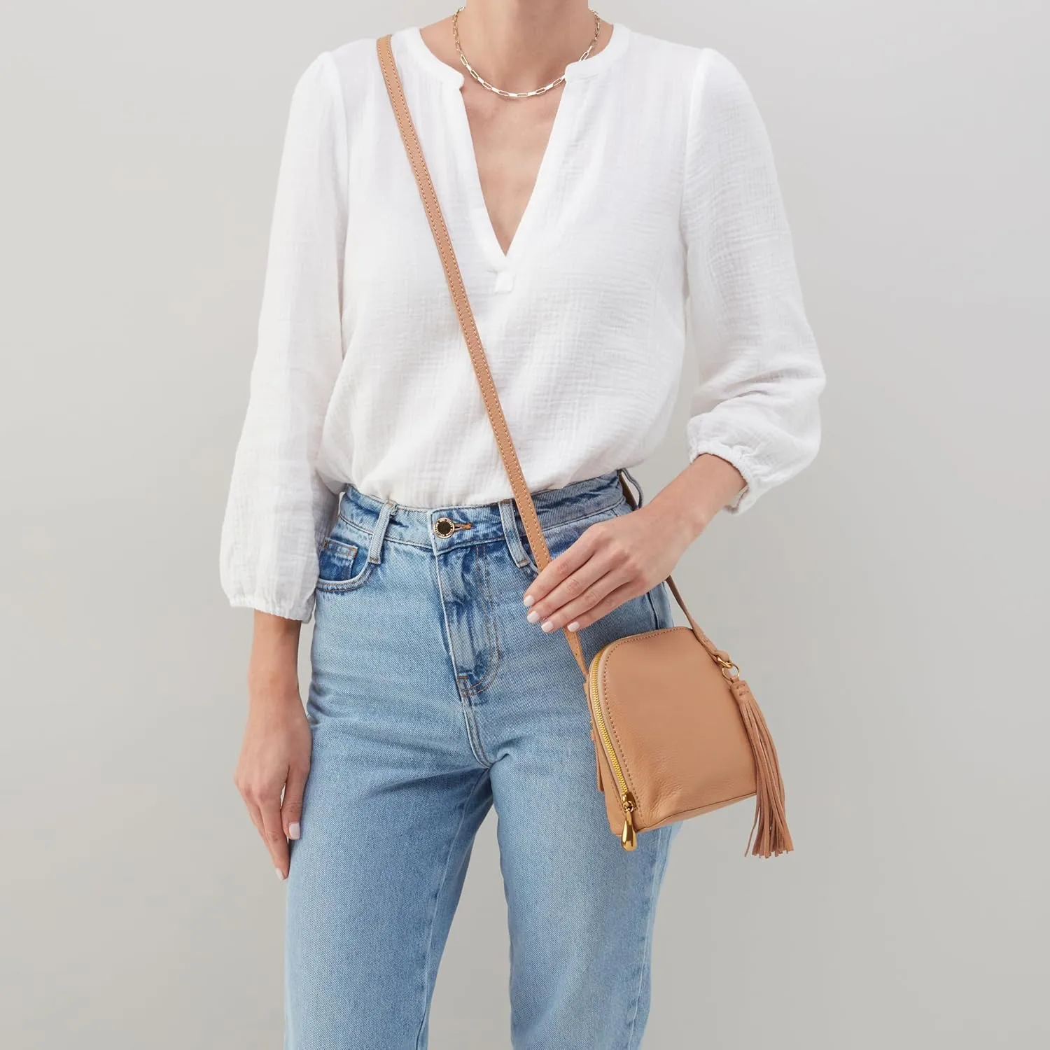HOBO Nash Compact Crossbody Leather Bag for Women
