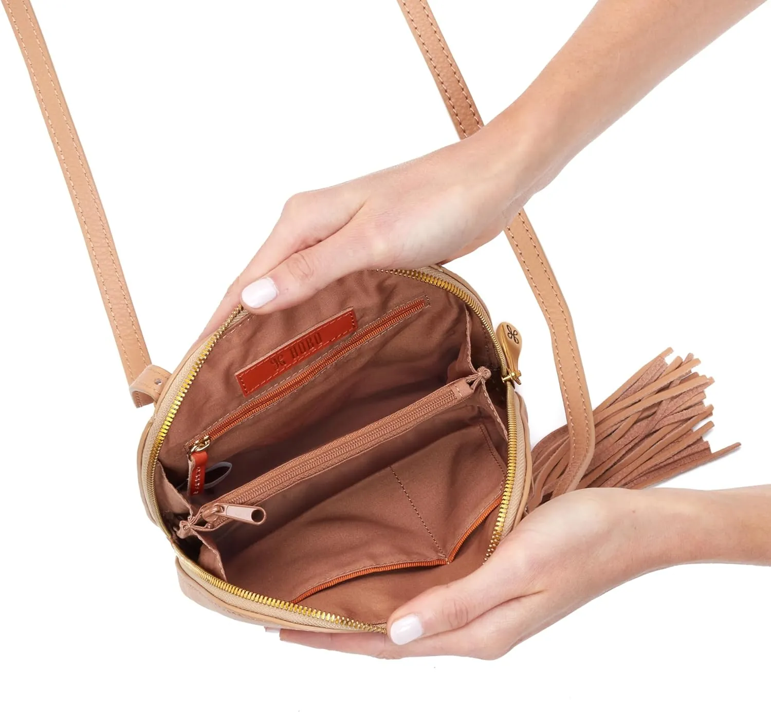 HOBO Nash Compact Crossbody Leather Bag for Women