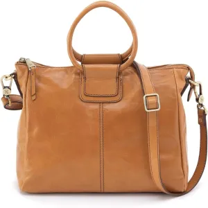 HOBO Sheila Medium Leather Satchel, Crossbody Bag for Women with Top Handle