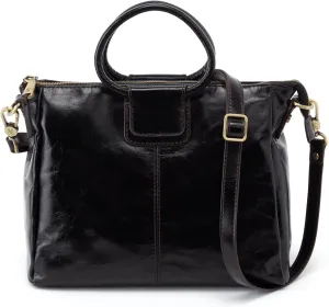 HOBO Sheila Medium Leather Satchel, Crossbody Bag for Women with Top Handle