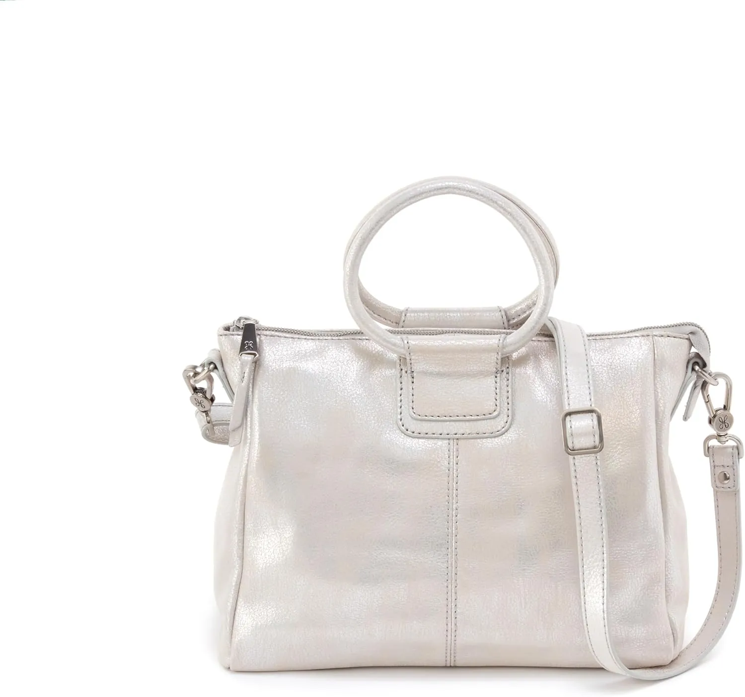 HOBO Sheila Medium Leather Satchel, Crossbody Bag for Women with Top Handle
